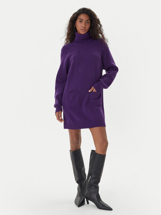 Liu Jo Liu Jo Strickkleid MF5063 MS009 Violett