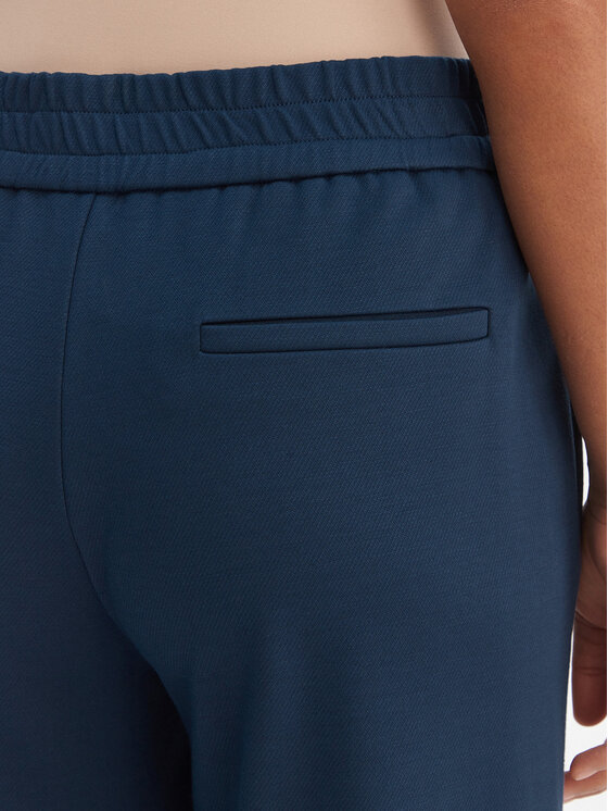 Patrizia Pepe Patrizia Pepe Παντελόνι υφασμάτινο 8P0813/A715 Μπλε Wide Leg