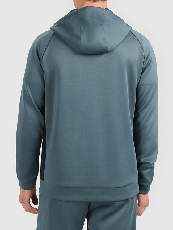 4F 4F Bluza 4FWAW26TFSWM0975-40S Zielony ciemny Active Fit