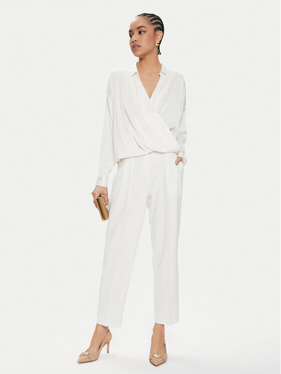 Imperial Imperial Marškiniai CJF4HDG Écru Relaxed Fit