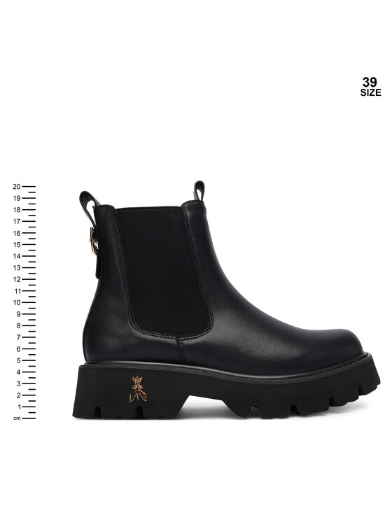 Patrizia Pepe Patrizia Pepe Jātnieku stila puszābaki PPJ971.31 Melns