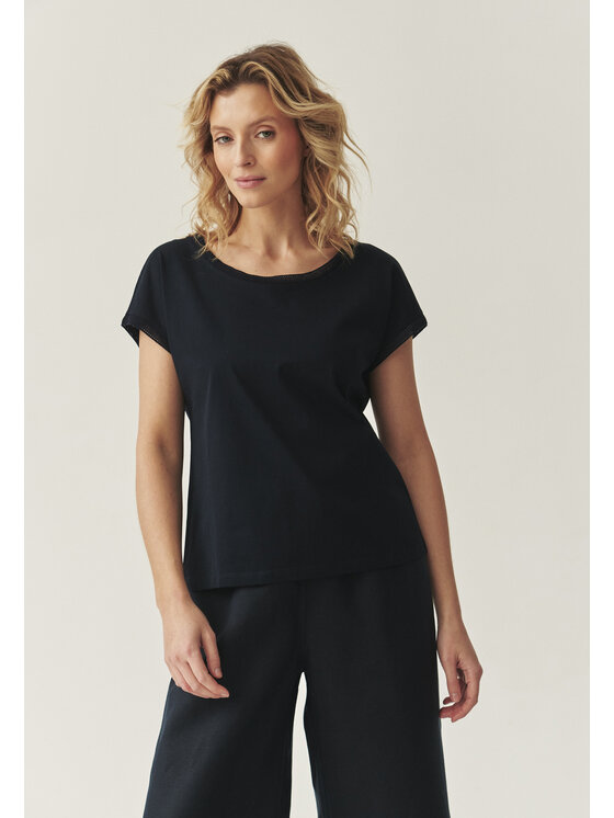 TATUUM TATUUM Bluzka LOPINI Granatowy Loose Fit
