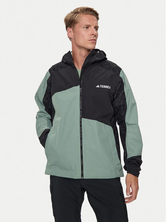 adidas Outdoorová bunda TERREX Xperior Hybrid IP1419 Zelená Slim Fit
