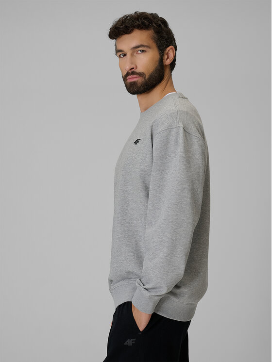 4F 4F Bluza NOS Szary jasny Regular Fit
