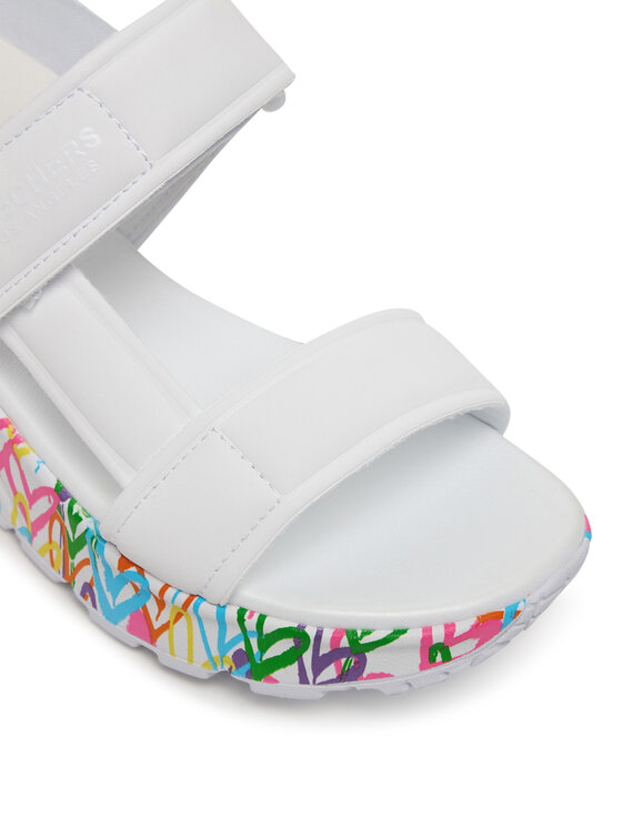 Skechers Skechers Sandále Uno Lite Sandal - Sunny Love 314094L/WMN Biela