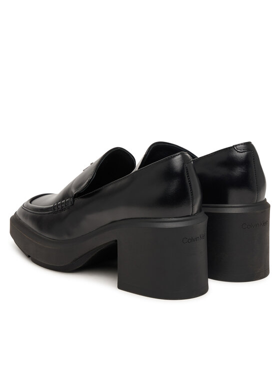 Calvin Klein Calvin Klein Poolsaapad Block Heel Loafer Lth Hdw HW0HW03176 Must
