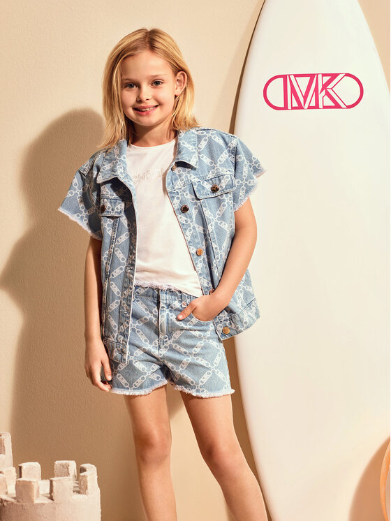 Michael Kors Michael Kors Τζιν σορτσάκια R30336 D Μπλε Regular Fit