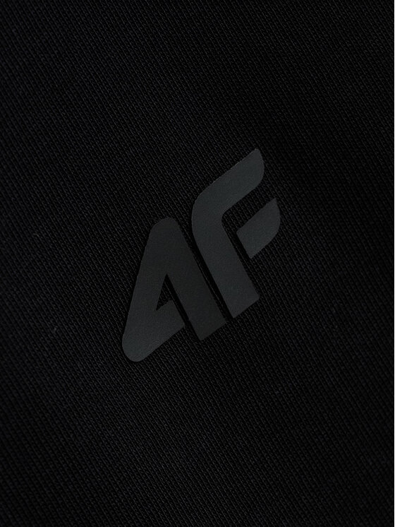 4F 4F T-Shirt COMMERCIAL Czarny Loose Fit
