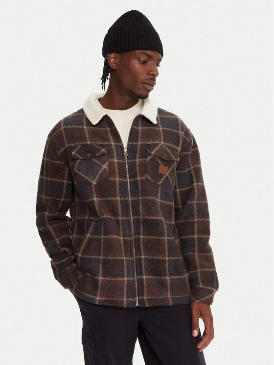 Quiksilver Quiksilver Πουκαμισοτζάκετ EQYPF03080 Καφέ Regular Fit
