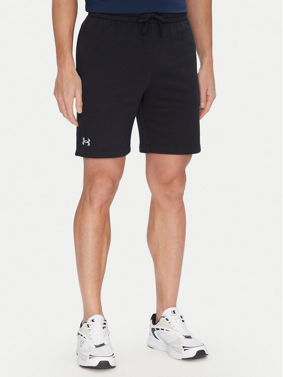 Under Armour Pantaloni scurți sport Rival 1379779 Negru Regular Fit