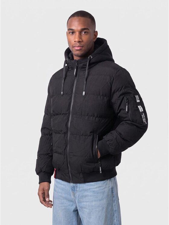 MyStars MyStars Kurtka bomber 133281 Czarny Regular Fit