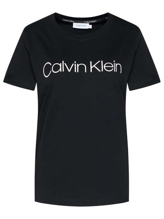 Calvin Klein Calvin Klein Tricou Core Logo K20K202142 Negru Regular Fit