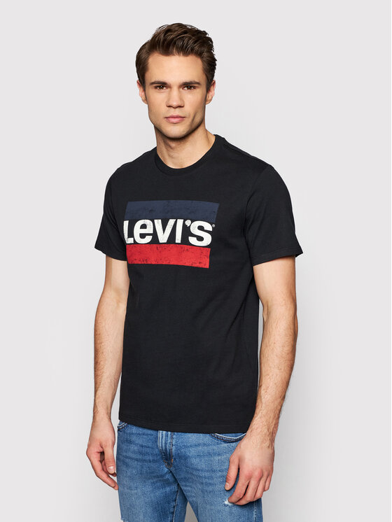 Levi's® T-krekls Sportswear Graphic Tee 39636-0050 Melns Regular Fit