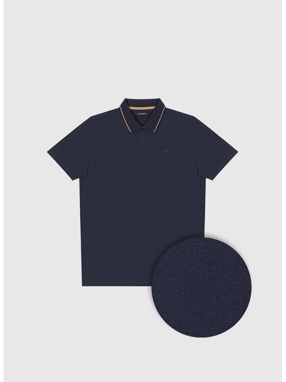 Pako Lorente Pako Lorente Polo P26WN-TX-008 Granatowy Regular Fit