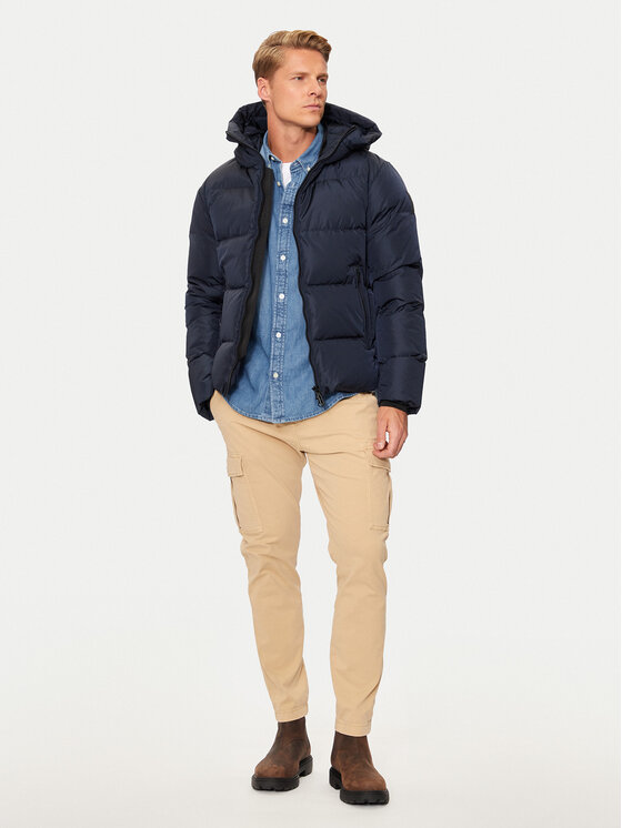 Bomboogie Bomboogie Pūkinė striukė JM7616TTNP4 Tamsiai mėlyna Regular Fit