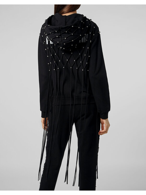 PHILIPP PLEIN PHILIPP PLEIN Mikina 21929 Černá Regular Fit