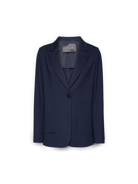 Elena Mirò Elena Mirò Giacca di transizione R037P000065N064 Blu Regular Fit