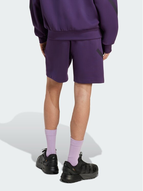 adidas adidas Szorty materiałowe 139547 Fioletowy Regular Fit