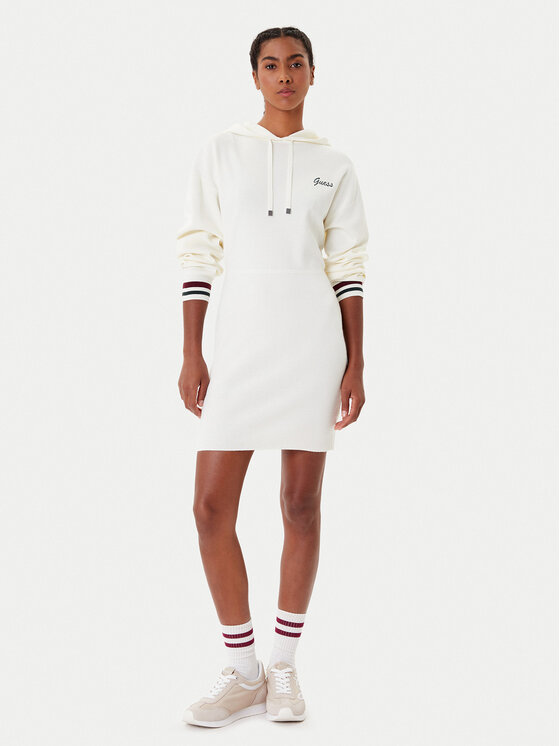 Guess Guess Плетена рокля V5BK01 Z1152 Екрю Regular Fit
