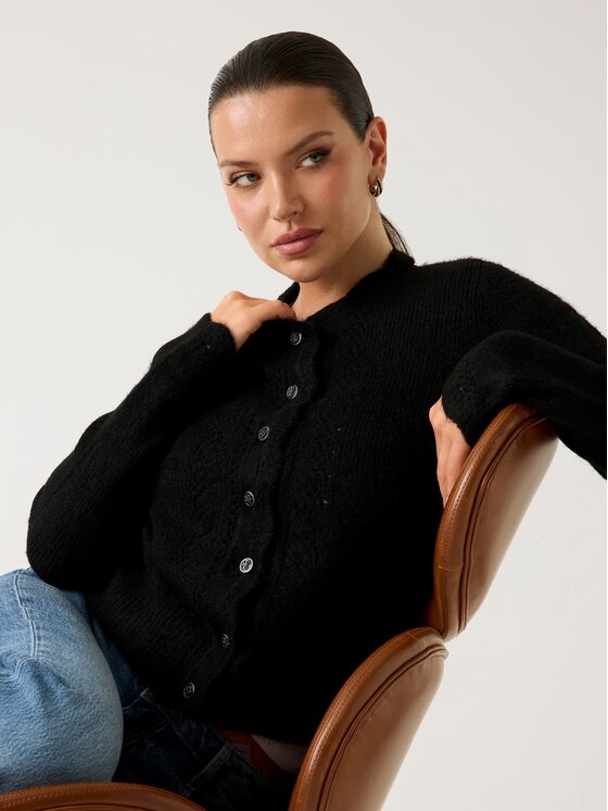 Guess Guess Sweter 179299 Czarny Classic Fit