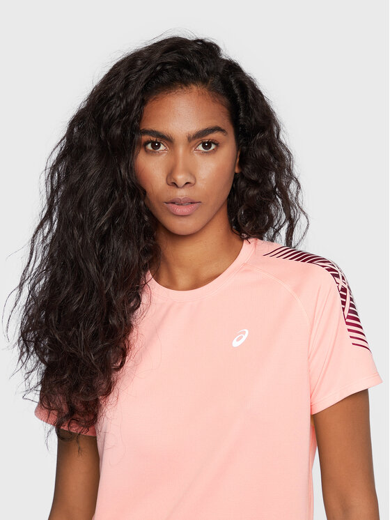 Asics Asics Тениска от техническо трико Icon Ss 2012B044 Розов Regular Fit