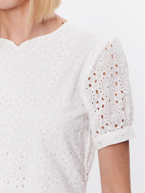 Silvian Heach Silvian Heach Hétköznapi ruha GPP23306VE Fehér Regular Fit