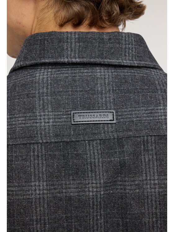 Trussardi Trussardi Camicia 5028N000074N0GP Grigio Regular Fit