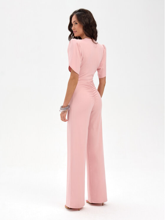 Roco Fashion Roco Fashion Kombinezon Amaris Różowy Slim Fit