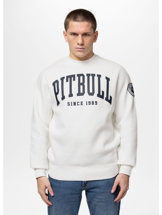 PITBULL PITBULL Bluza NORTON Biały Regular Fit
