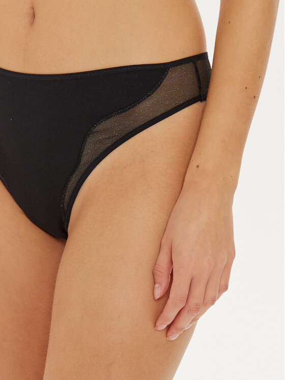 Undress Code Undress Code Бикини тип прашка Oh Mon Dieu 730 Черен