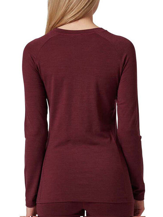 Huber Huber Tričko 016484 Bordová Slim Fit