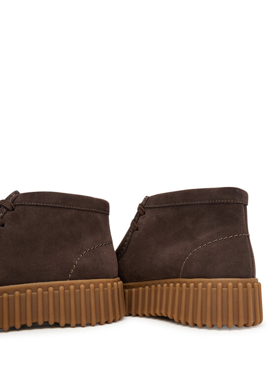 Clarks Clarks Gležnjače Torhill Moss 26185345 Tamno smeđa