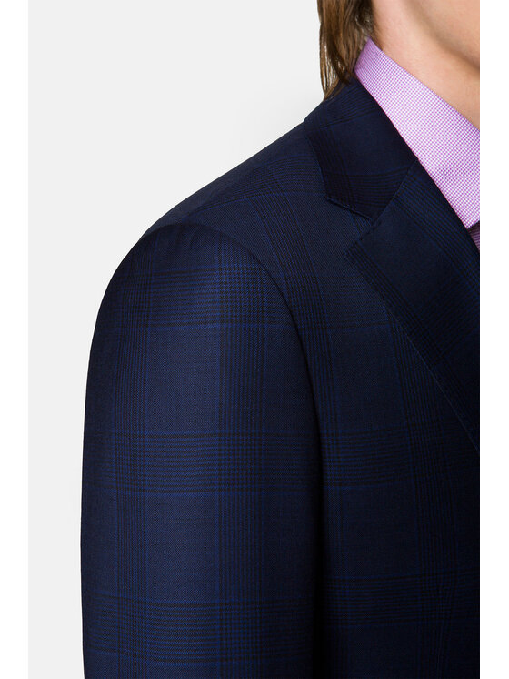 Lancerto Lancerto Garnitur GA073121000007 Granatowy Regular Fit