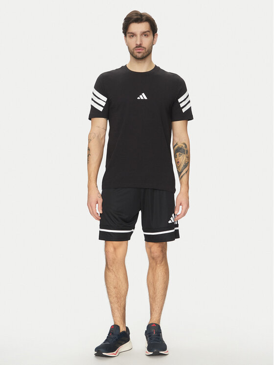 adidas adidas T-Shirt Future Icons 3-Stripes JD4877 Czarny Regular Fit