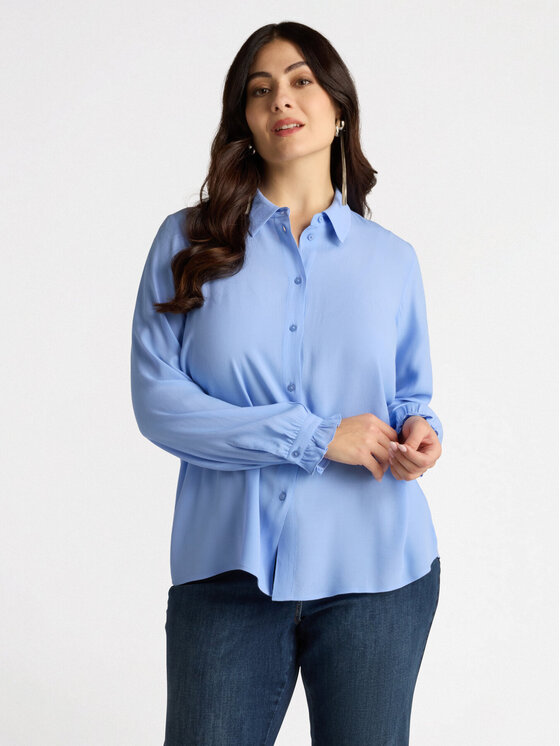 Fiorella Rubino Fiorella Rubino Camicia 5037T001263N004 Turchese Regular Fit