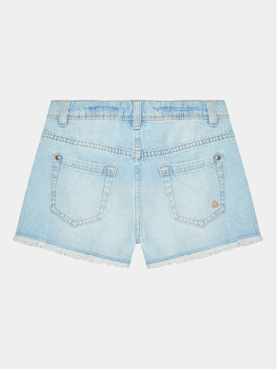 United Colors Of Benetton United Colors Of Benetton Auduma šorti 4DW2C9011 Zils Regular Fit
