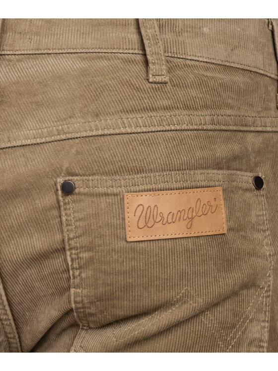 Wrangler Wrangler Pantaloni di tessuto W15QLMM24 Marrone Regular Fit