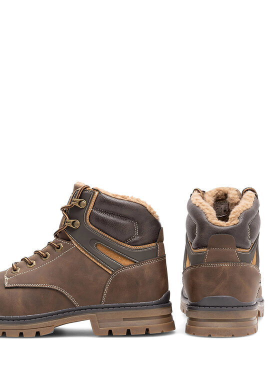 Lanetti Lanetti Schnürschuhe VS21M2019-3 Braun