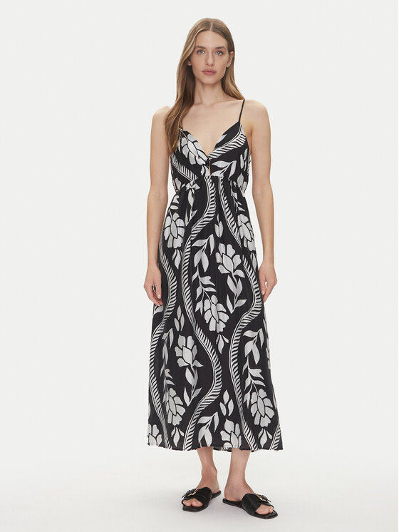 ONLY ONLY Nyári ruha Catja 15347529 Fekete Regular Fit
