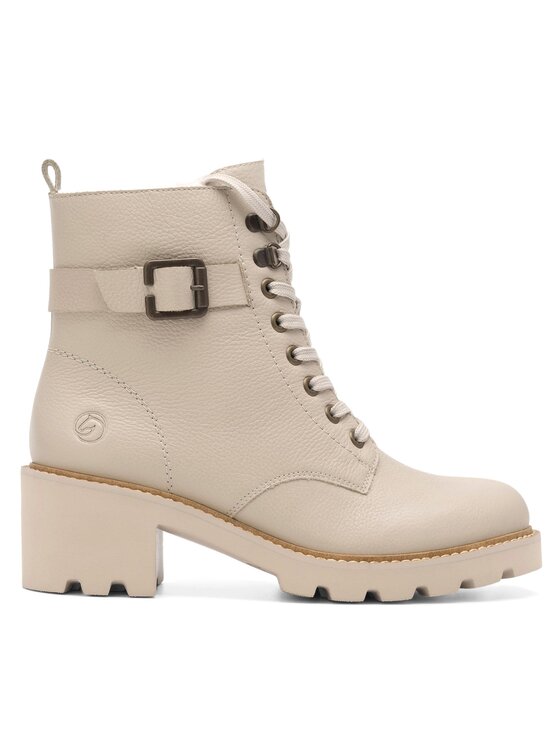 Remonte Remonte Schnürschuhe D0A74-60 Écru