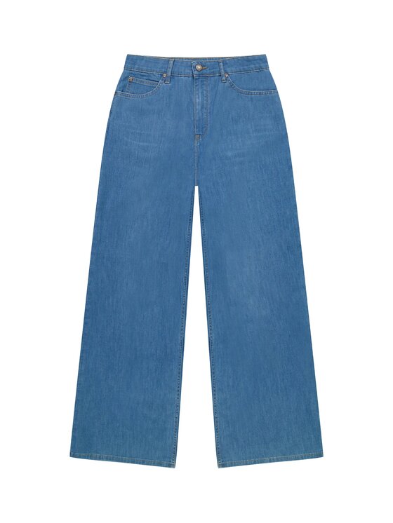 Lee Lee Jeansy STELLA Niebieski Wide Leg