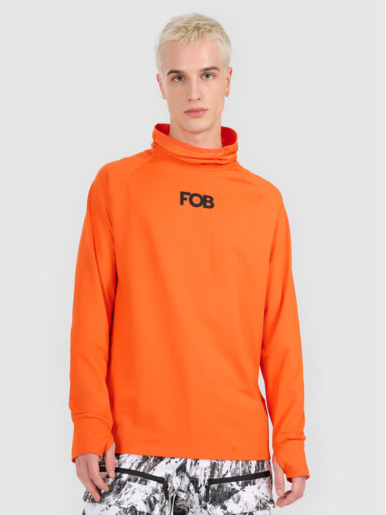 4F 4F Bielizna termoaktywna górna FOB Pomarańczowy