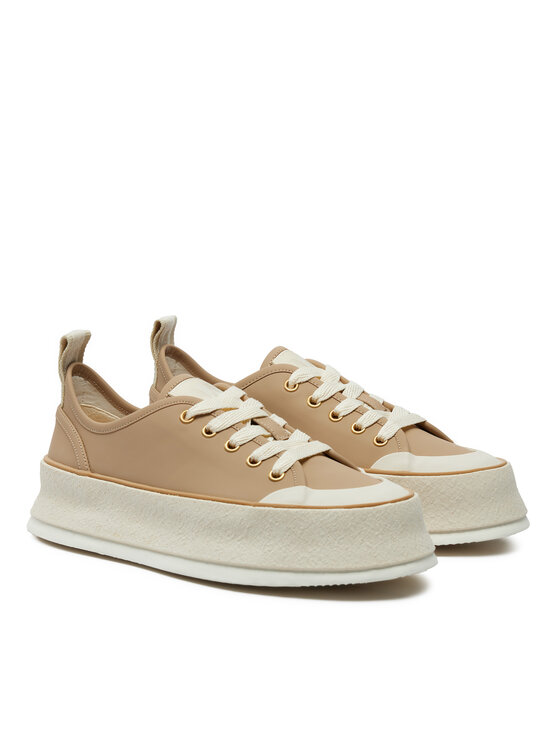 Max Mara Max Mara Tenisice Prefallsneaker 2424766011 Bež