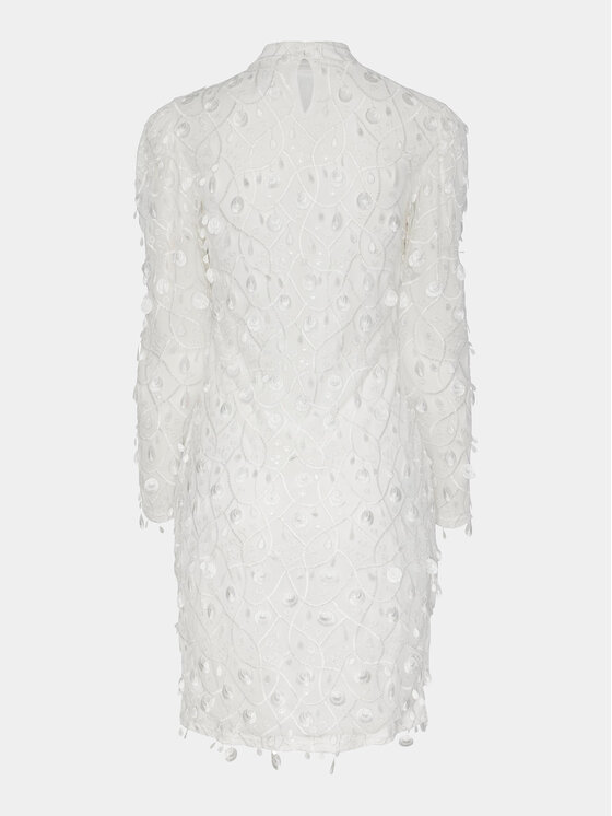 YAS YAS Rochie cocktail 26030914 Alb Slim Fit