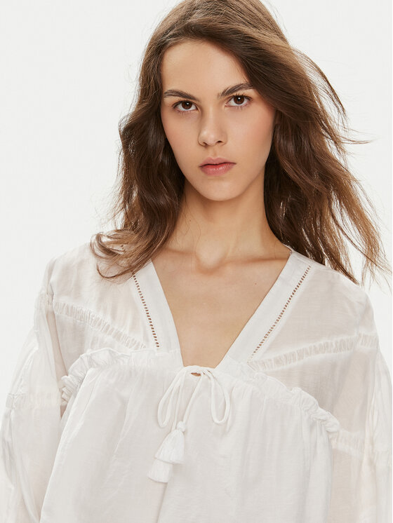 Gina Tricot Gina Tricot Μπλουζάκι 22685 Λευκό Loose Fit
