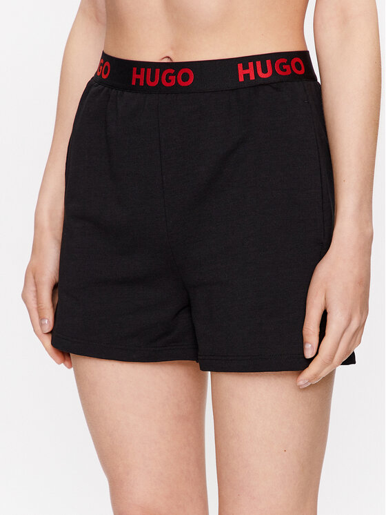 HUGO Hugo Pantaloni scurți pijama 50490600 Negru Regular Fit