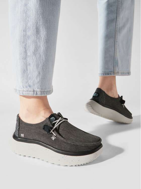 Hey Dude Hey Dude Īsi apavi Wendy Peak Chambray 40255-001 Pelēks