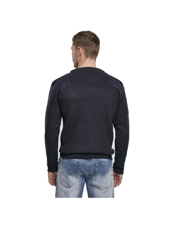 Brandit Brandit Sweter 5018.8.5XL Granatowy Regular Fit