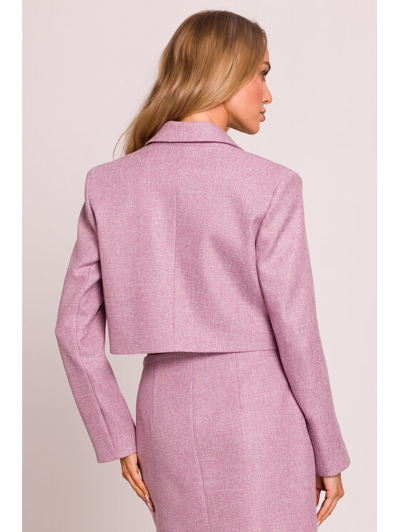 Made of Emotion Made of Emotion Giacca da abito M853 Rosa Cropp Fit