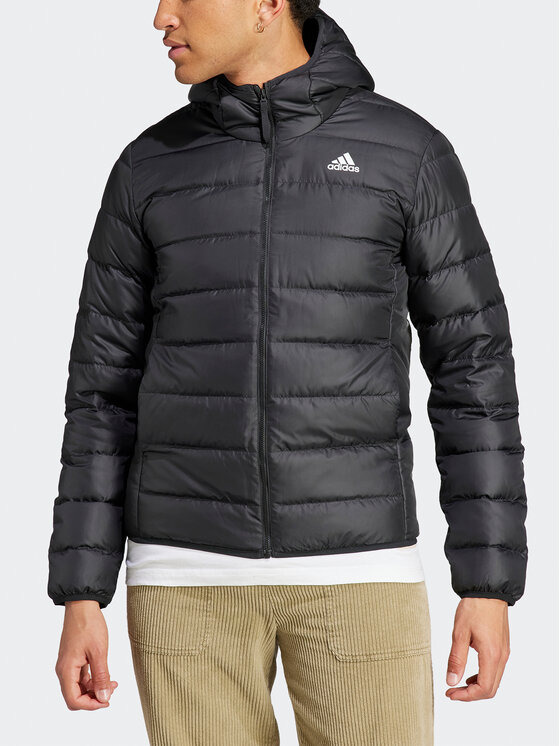 adidas adidas Пуховик Essentials Light Down HZ5723 Чорний Regular Fit